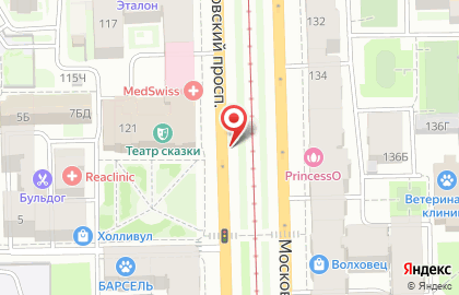 Отдел Загс Московского Района на карте