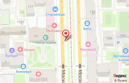 Дикси-петербург на Московском проспекте на карте