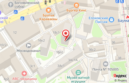 Инфинум МСК на карте