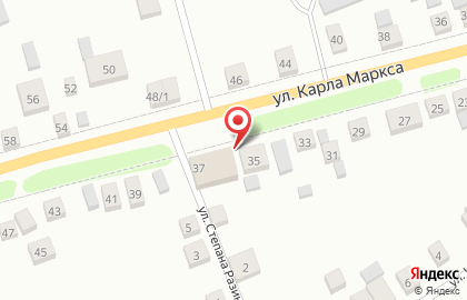 Магазин продуктов Фортуна на улице Карла Маркса на карте