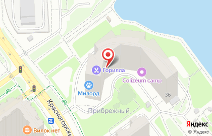 Частная школа Академия современного образования на Красногорском бульваре на карте