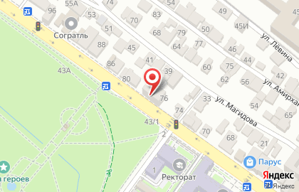 Агентский пункт Faberlic в Кировском районе на карте