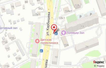 Киоск по продаже рыбы, район Рябково на карте