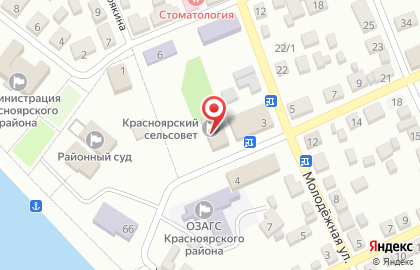 Красноярский сельсовет Управление имуществом и жилищно-коммунальным комплексом на карте