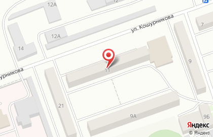 Производственная фирма Палитра на улице Кошурникова на карте