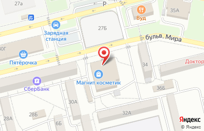 Магазин косметики и бытовой химии Магнит Косметик в Невинномысске на карте