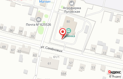 Автошкола Машинка в Тюмени на карте