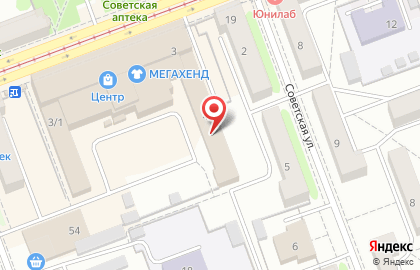 Пластек на Советской улице на карте