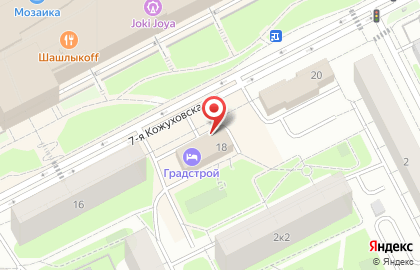 Хостел Москвич у Мозаики на карте