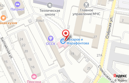 Ветеринарная служба Захаров и Фарафонтова в Ленинградском районе на карте