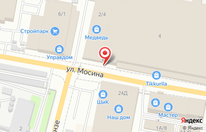 Магазин Династия в Советском районе на карте