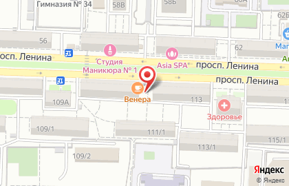 Ресторан грузинской кухни Венера на карте