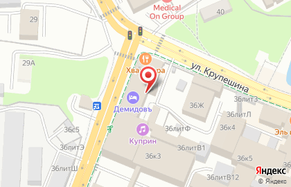 Гостиница Демидов на карте