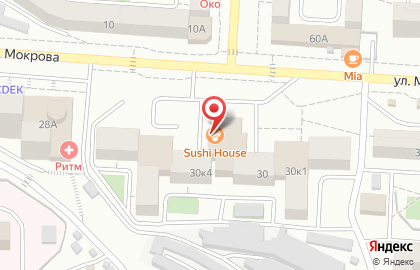 Суши-бар Sushi House в Октябрьском районе на карте
