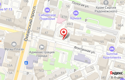 Отдел по вопросам миграции отдела полиции №1 Управления МВД России по г. Владивостоку на карте