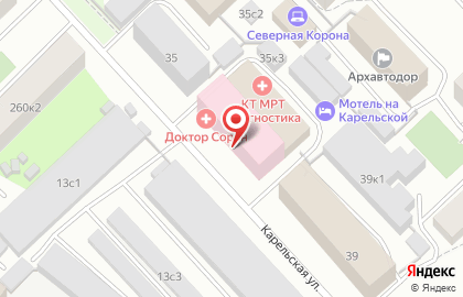 Ателье Glamour на Карельской улице на карте