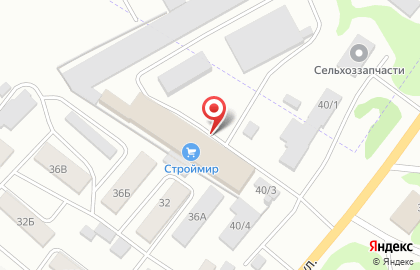 Торговая компания Строймир в Барнауле на карте