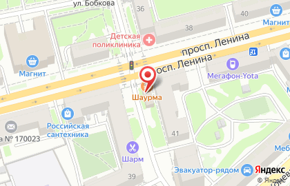 Зоомагазин БесТ на проспекте Ленина на карте