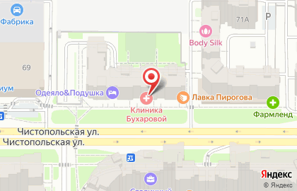 Косметологическая клиника Клиника Бухаровой на карте