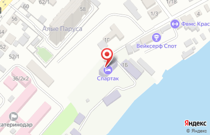 Спартак в Западном округе на карте