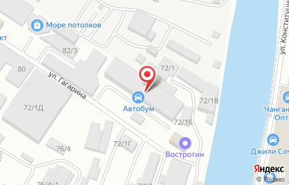 Автосервис в Сочи на карте
