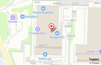 Автосервис Мега-Сервис на улице Василия Петушкова на карте