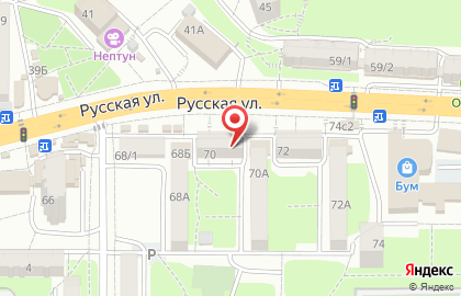 Магазин разливного пива Пена в Советском районе на карте