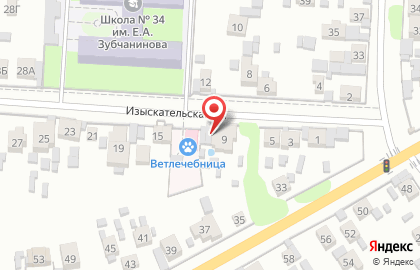 Станция по борьбе с болезнями животных в Кировском районе на карте