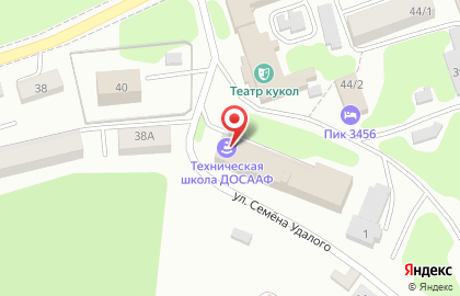 Автошкола ДОСААФ России в Петропавловске-Камчатском на карте
