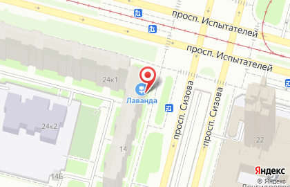 Козырь СПБ на проспекте Сизова на карте