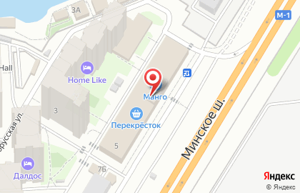 Перекресток в Одинцово на карте