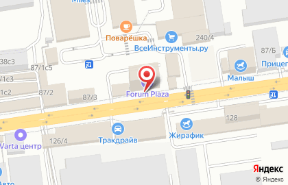 Отель Forum Plaza на карте