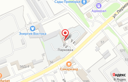 Автостоянка во Владивостоке на карте