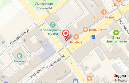 Пиццерия Кар-Лионе на Советской улице на карте