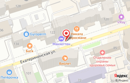 Торгово-производственная компания Авеста на Екатерининской улице на карте