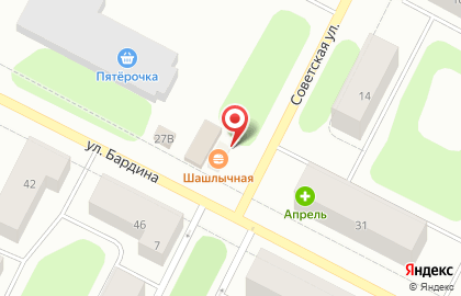 Шашлычная в Мурманске на карте