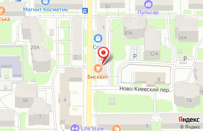 Кондитерская Бисквит в Смоленске на карте