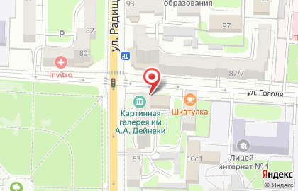 Бир Мир на улице Радищева на карте