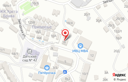 Строительная компания КомплексСтрой в Лазаревском районе на карте