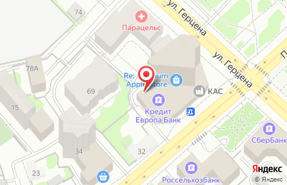 Супермаркет SPAR в Калининском административном округе на карте