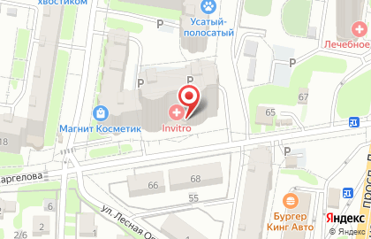 Супермаркет Магнит в Туле на карте