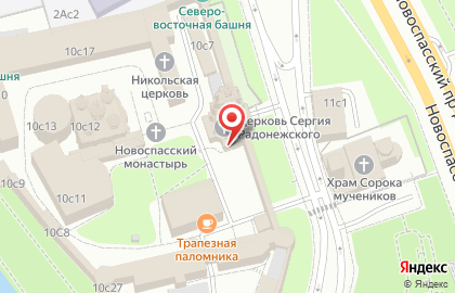 Храм Преподобного Сергия Радонежского на карте
