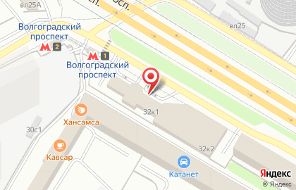 Терминал МТС-Банк на Волгоградском проспекте на карте