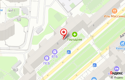 Пробизнесбанк Офис Автозаводской на карте