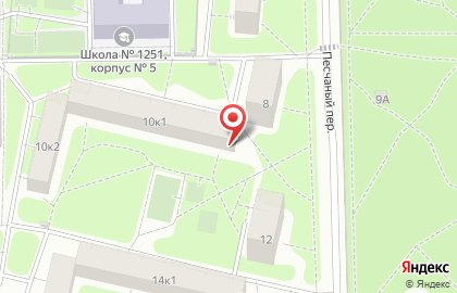 Мой семейный центр в Песчаном переулке на карте