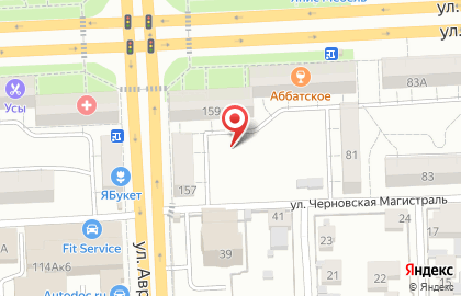 За Матрасом на улице Гагарина на карте