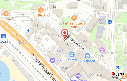 Платан на Платановой улице на карте