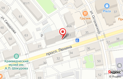 Центр защиты на проспекте Ленина на карте