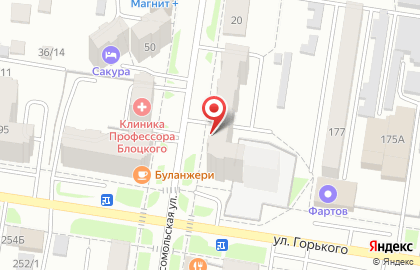 Торгово-монтажная компания Аквапласт на Комсомольской на карте