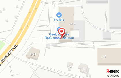 Кафе Ладушка на Производственной улице на карте